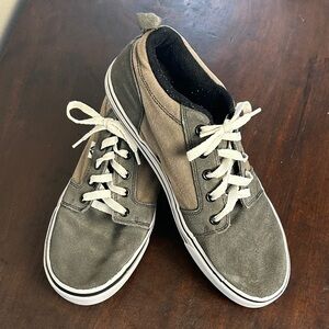 Vans Two-Tone Gray and Tan Sneakers